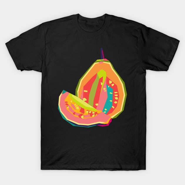 guava pop art T-Shirt by cool pop art house